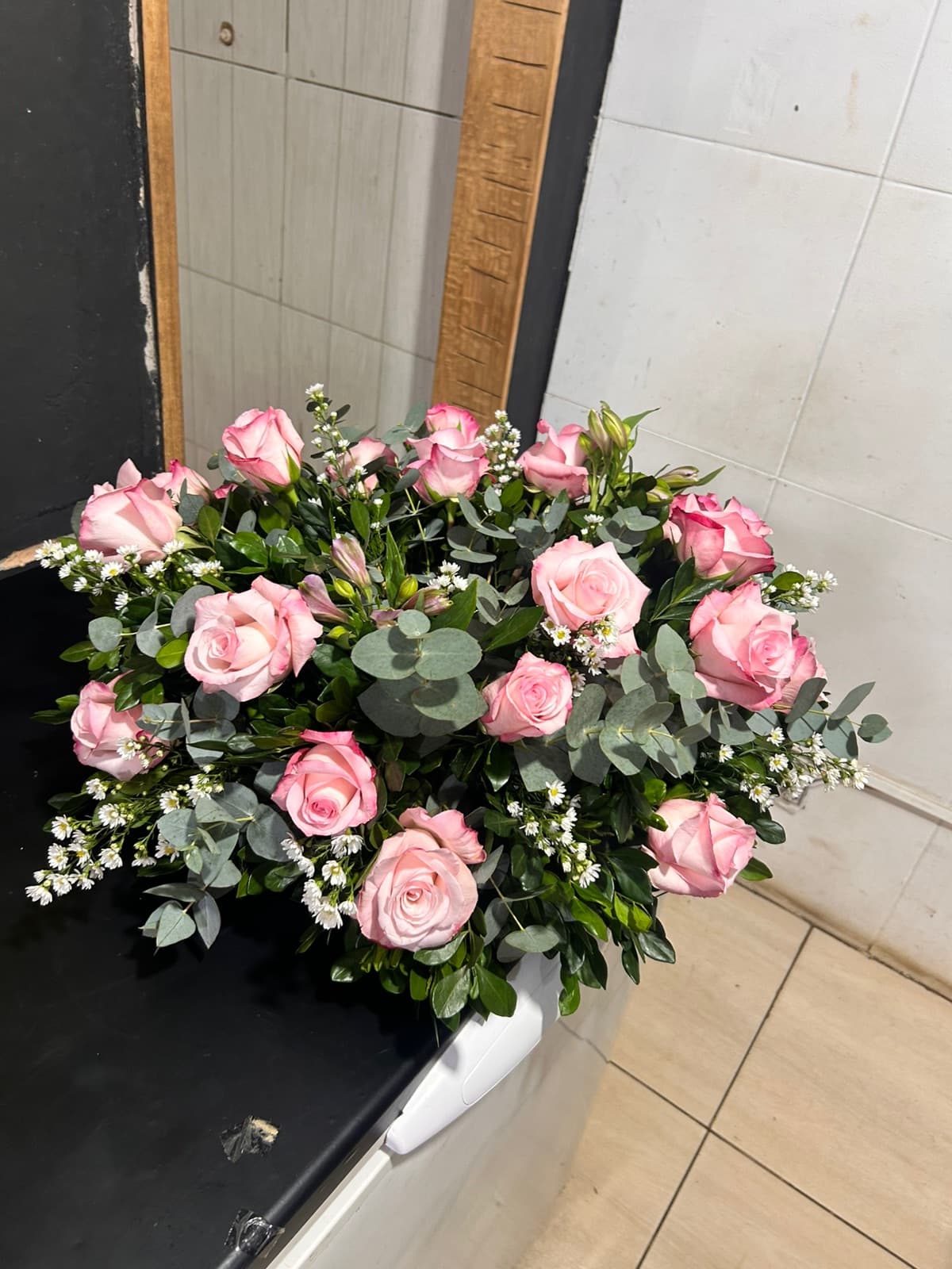 Arranjo de rosas