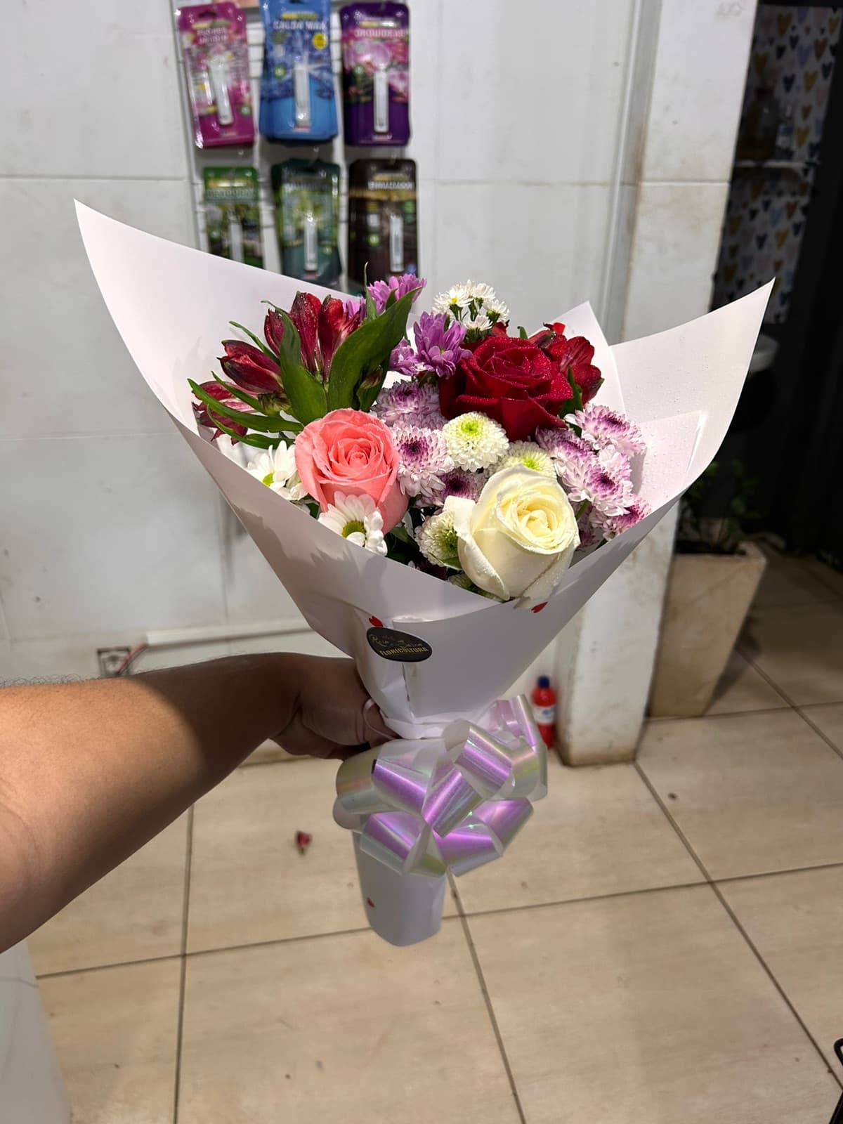Buquê de flor do campo