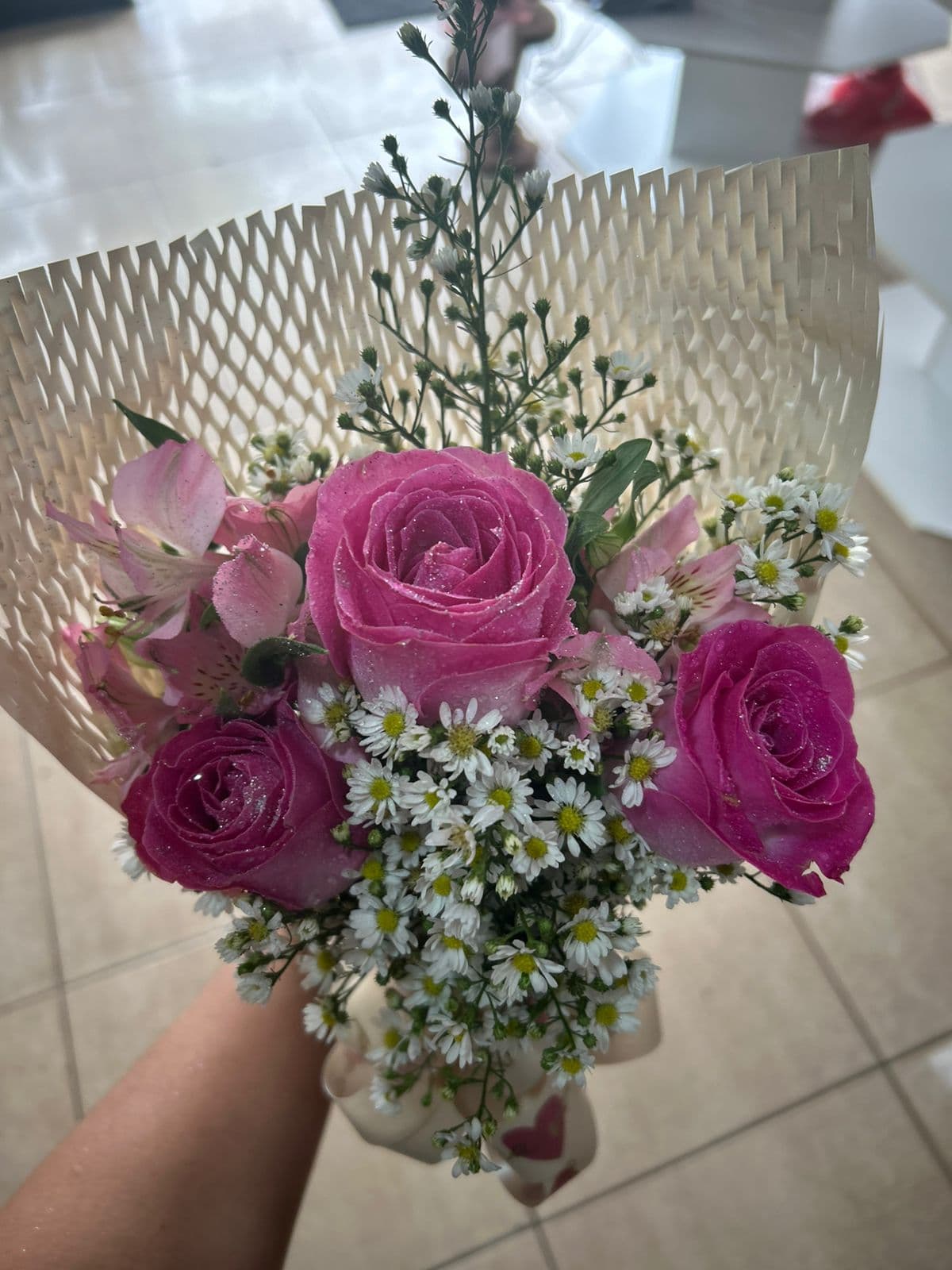 Ramalhete com 3 rosas